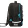 School backpack 37 x 28 x 13 cm, ergonomic back, Across 557, blue CS23-557-2