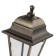 Lamp Garden Era E27, IP44, 60W, 150x210x340 mm, bronze