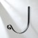 Bracket for kashpo kovaya, 28 cm, metal, black
