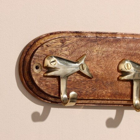 Boar "whales" brass, MDF 23 cm-2