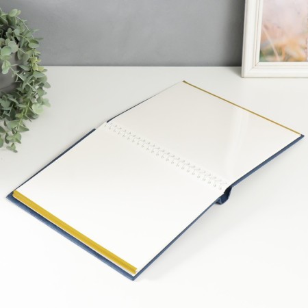 Photo album magnetic on 20 sheets "Classic" blue 24x28.5x2.5 cm-2