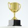 013V Cup, award figure, gold, plastic stand, 18.5 x 11.5 x 8 cm.