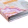 A notebook on the rings of A5 120 sheets in the Calligrata cage "Light marble", cover 7BC, without cutting down under the rings, offset block