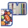 Penal School "Balls", 13 x 19.5 cm, with lightning, 1 section, with filling, fabric