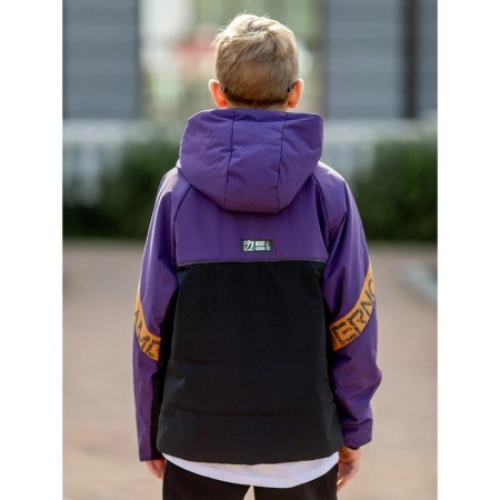 Boy jacket, height 140 cm, eggplant color-6