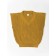 Vest for girls, height 134 cm, yellow color