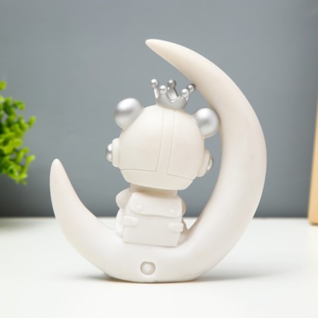Nightlight "Princess Cosmonaut" Led usb white 18x17x7cm Risalux-3