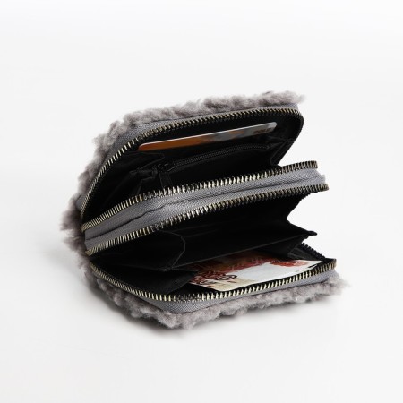 Lightning wallet, gray color-3