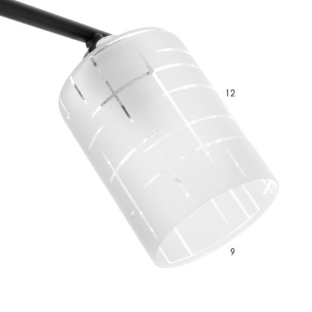 Chandelier 2770/4 E27 40W black-chromium 60x28 cm Bayerlux-5
