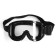 Mask glasses for motor vehicles, glass is transparent, black color