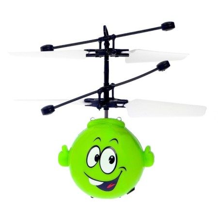 Superbol "Smile", works on the battery, the color is green-1