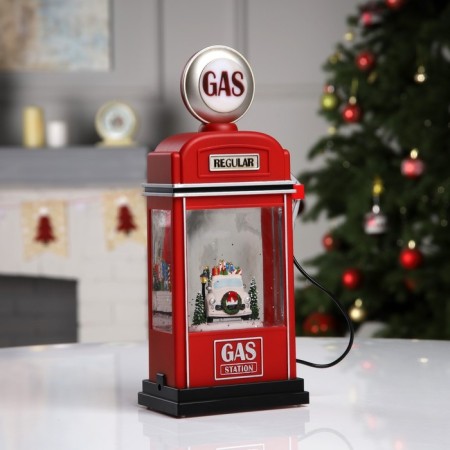 LED figure "gasolon" 11.5 × 28 × 7.5 cm, plastic, AAX3 batteries (not in the kit), USB, glow warm white-1