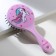 Massage comb round "Unicorn" 16.5x8 cm