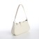 Youth bag with a zipper, white color