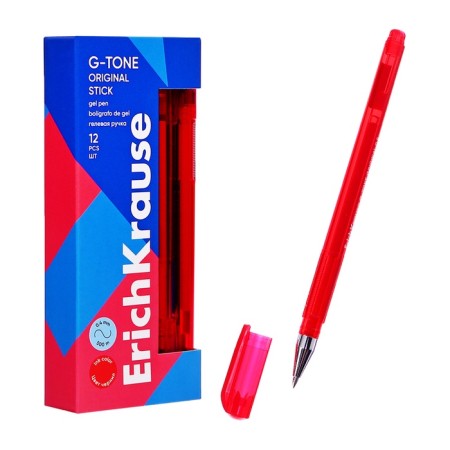 G-tone gel pen, node 0.5 mm, red ink, letter line length 500 meters-9