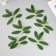 Artificial plant for creativity "Hebelly leaves" set of 6 pcs 13.5x16 cm