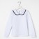 School blouse for a girl, white color, height 140