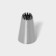 Confectionery nozzle "French star", d = 2.5 cm, exit 0.9 cm, stainless steel