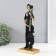 Souvenir Polystone "Smugusist" Black with gold 11x6.5x27 cm