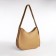 Women's bag on one shoulder, on lightning, beige color