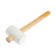 Kiyanka scrap, wooden handle, white rubber, 55 mm, 400 g