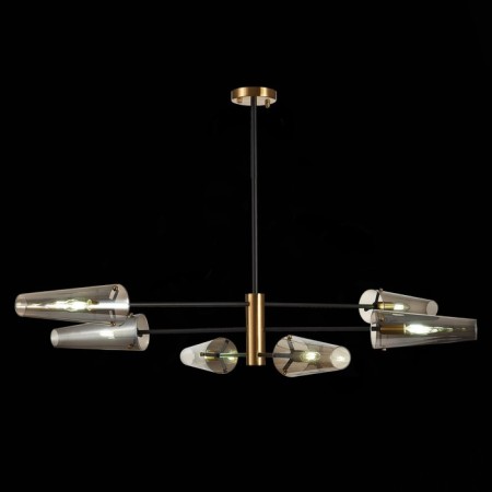 Ceiling lamp ST LUCE. SL1209.302.06. Morave. 6x40 watts, E14, 132x132x75.1 cm, bronze color, black-3