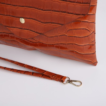 Clamp bag on the valve, brown color-4