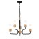 Suspension lamp 6x40W E14, size 64x64x40/90 cm