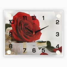 Wall watches: flowers, 
