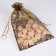 Bag Gift Organza "New Year Snowflakes", 20 x 30 cm +/- 1.5 cm, New Year