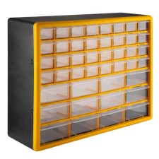 Storage system DEKO DKTB12, 44 drawers, 500 x 160 x 390 mm