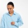 Women's costume (shirt, shorts) minku: oversize color blue, size 44