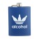 Alcohol alcohol flask, stainless steel, gift, 240 ml, 8 oz
