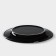 Porcelain plate Verde Notte, D = 25.5 cm
