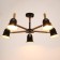 Chandelier 1049/5bk E27 60W black 80x80x50 cm Bayerlux