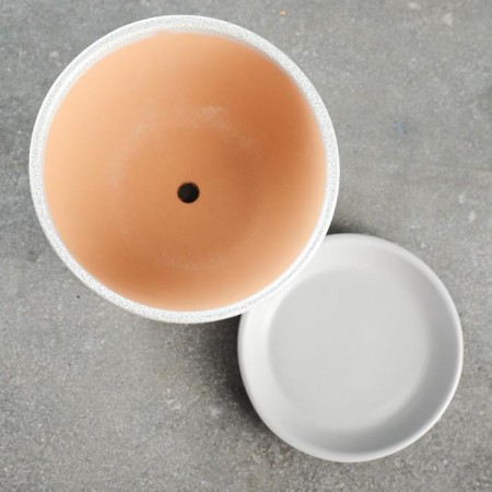 Flower Pot "Antik" gray, 1.65l-2