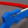 The crossbow is a large "space shooter", 3 arrows, target