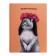 Universal diary for grades 1-11 "Rabbit with a wreath", solid cover, glossy lamination, cheat sheet, 48 sheets