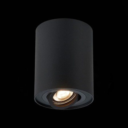 Ceiling lamp ST LUCE. ST108.417.01. 1x50 W, GU10, 9.8x9.8x12.4 cm, black color-1