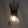 Lamp Bayerlux 2114/1bk E27 40W Black 15x15x100 cm