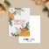 Postcard-Mini "Happiness in the New Year", composition with oranges, 6 x 8 cm, New Year