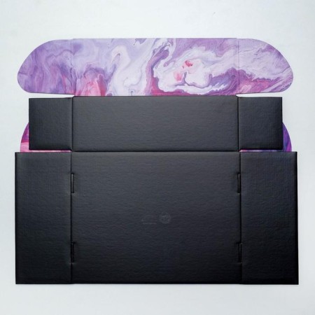 Gift double -sided folding, packaging, “Present”, 27 x 21 x 9 cm-8