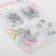A set of English pins, 27 /32 /42 /55 mm, 60 ± 5 pcs, silver color