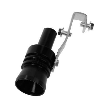 Whistle in the silencer, size XL, under the diameter of the pipe 56-85 mm, black