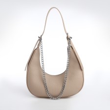 Bag Women's Sobo on the zipper Textura, average size, beige color