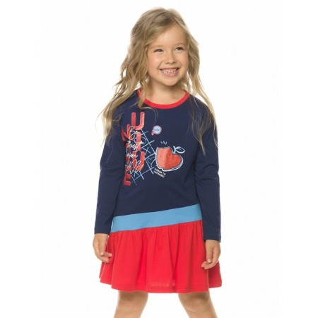 Dress for girls, height 86 cm, blue color