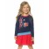 Dress for girls, height 86 cm, blue color