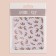 Nail stickers "petals", golden/pink color