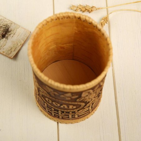 TUES "Sunflower", salt, 10 × 17.5 cm, birch bark-2