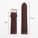Watch strap, male, 22 mm, harness 80 mm, larynx 120 mm, genuine leather, dark brown